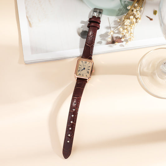 Women's Design Simple Fashion Square Watch Quartz Watch