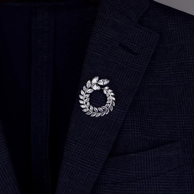 Elegant, Simple And Generous Wheat Ear Suit Brooch